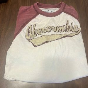 Boys Abercrombie long sleeve shirt size S